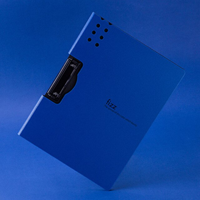 Xiaomi fizz horizontal a4 pasta 7 cores fosco textura pasta portátil almofada portátil caneta bandeja escritório arquivo de metting bolso 6 cores: Azul