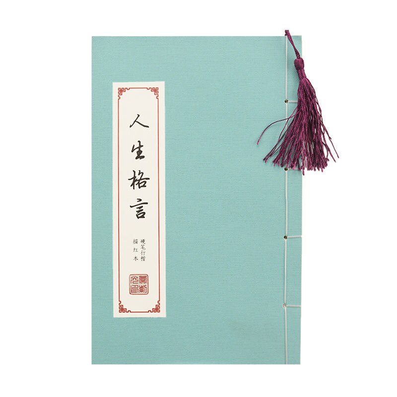 Hard Pen Diamond Sutra Calligraphy Practice Small Running Regular Script Chinese Calligraphy Copybook Fountain Pen Copybook: G
