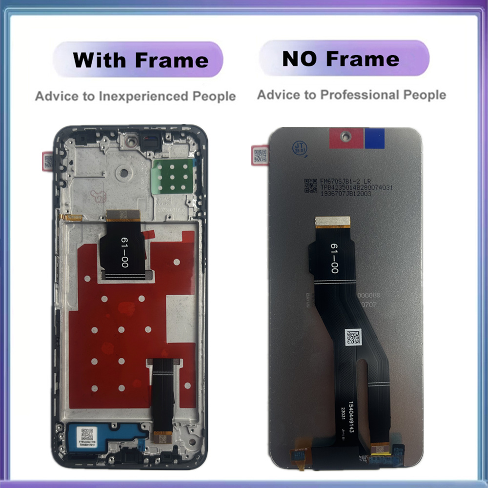 Pantalla LCD de 6,7 pulgadas para Huawei Honor X8A LCD CRT-LX1 montaje de pantalla táctil para Honor 90 Lite CRT-NX1 LCD con marco