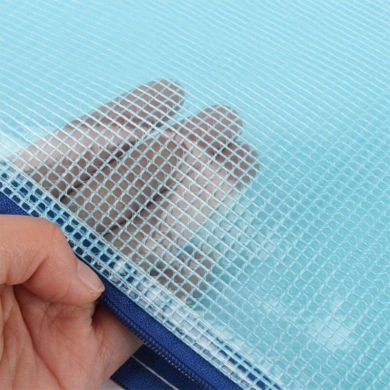 Small Zipper Envelope Document Storage Bag Bag Invoice Clip Storage Box for Budget, Check, Pencil, 30 Count