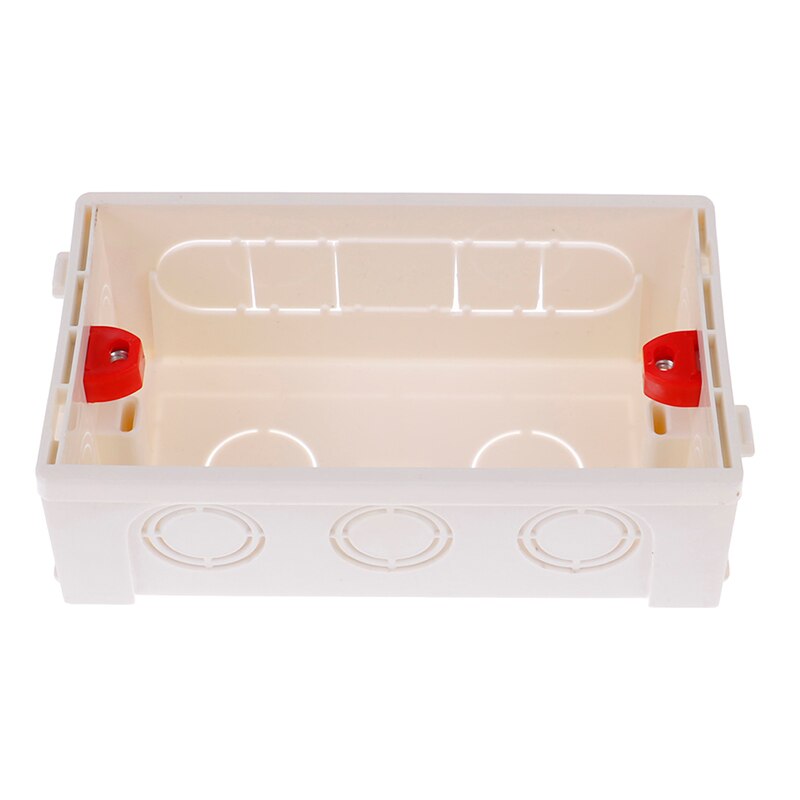 1PC 146mm Plastic Wall Switch Box Wall Socket Cassette Internal Mount Socket Box