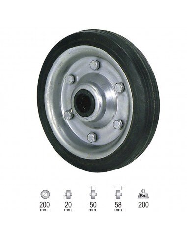 Roue De Mesure Industrielle 500 Mm X 6 Mm X 20 Mm Aluminium Caoutchouc Pour Encodeur