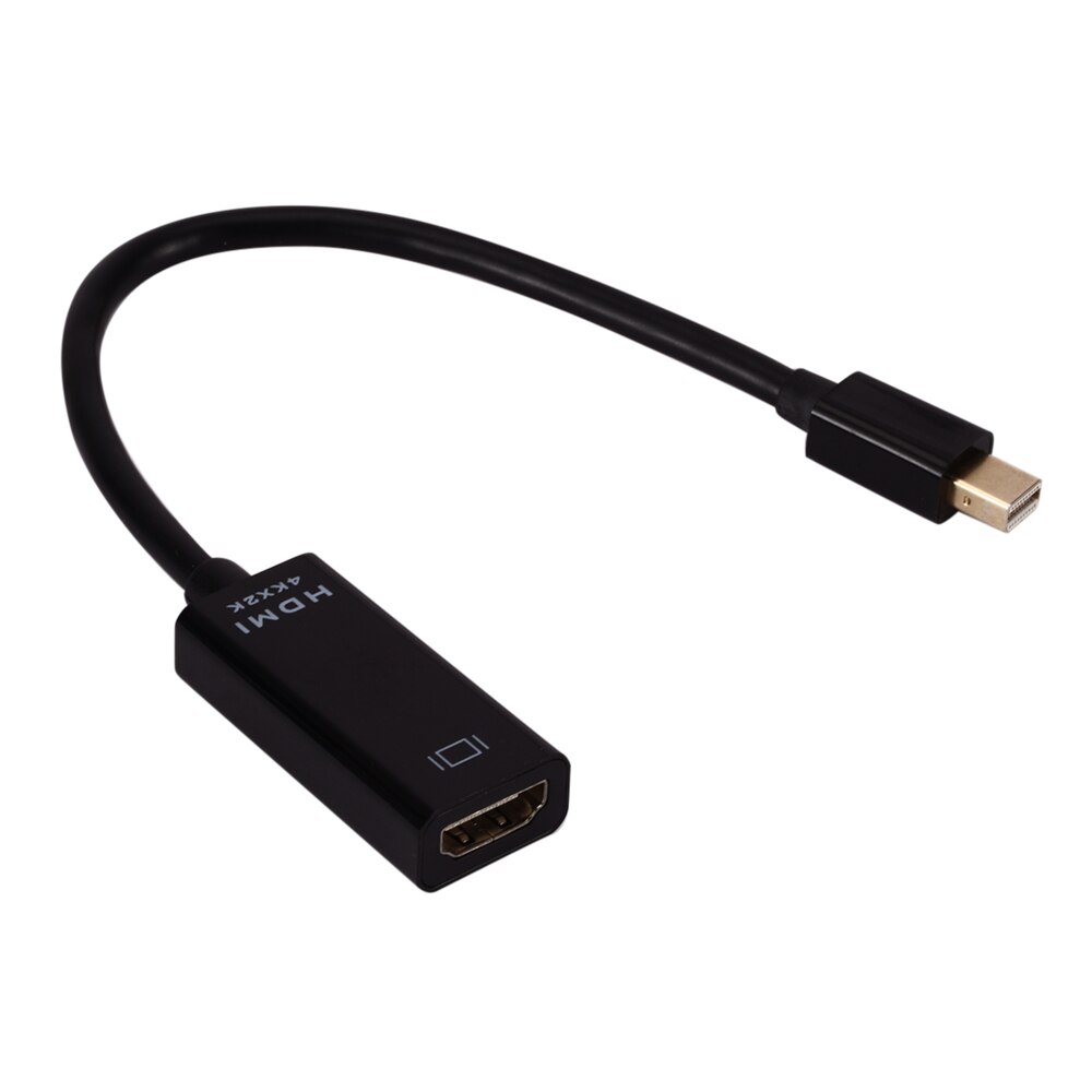 Mini Displayport Cable a HDMI 4k TV proyector Projetor DP 1,4 convertidor de puerto de pantalla para Mac Mini Apple Macbook Air Pro: Negro