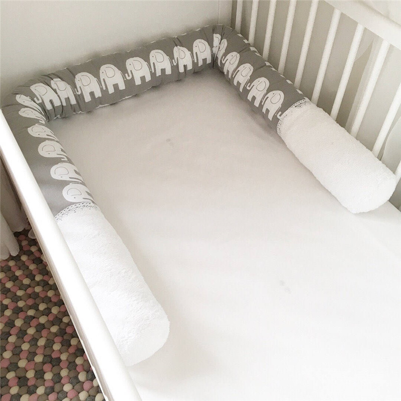 2M Drie-laags Geweven Bed Omtrek Kruis Cot Baby Kamer Decor Wieg Protector Pacification Speelgoed Weven Knoop voor kids Stuff Beddengoed