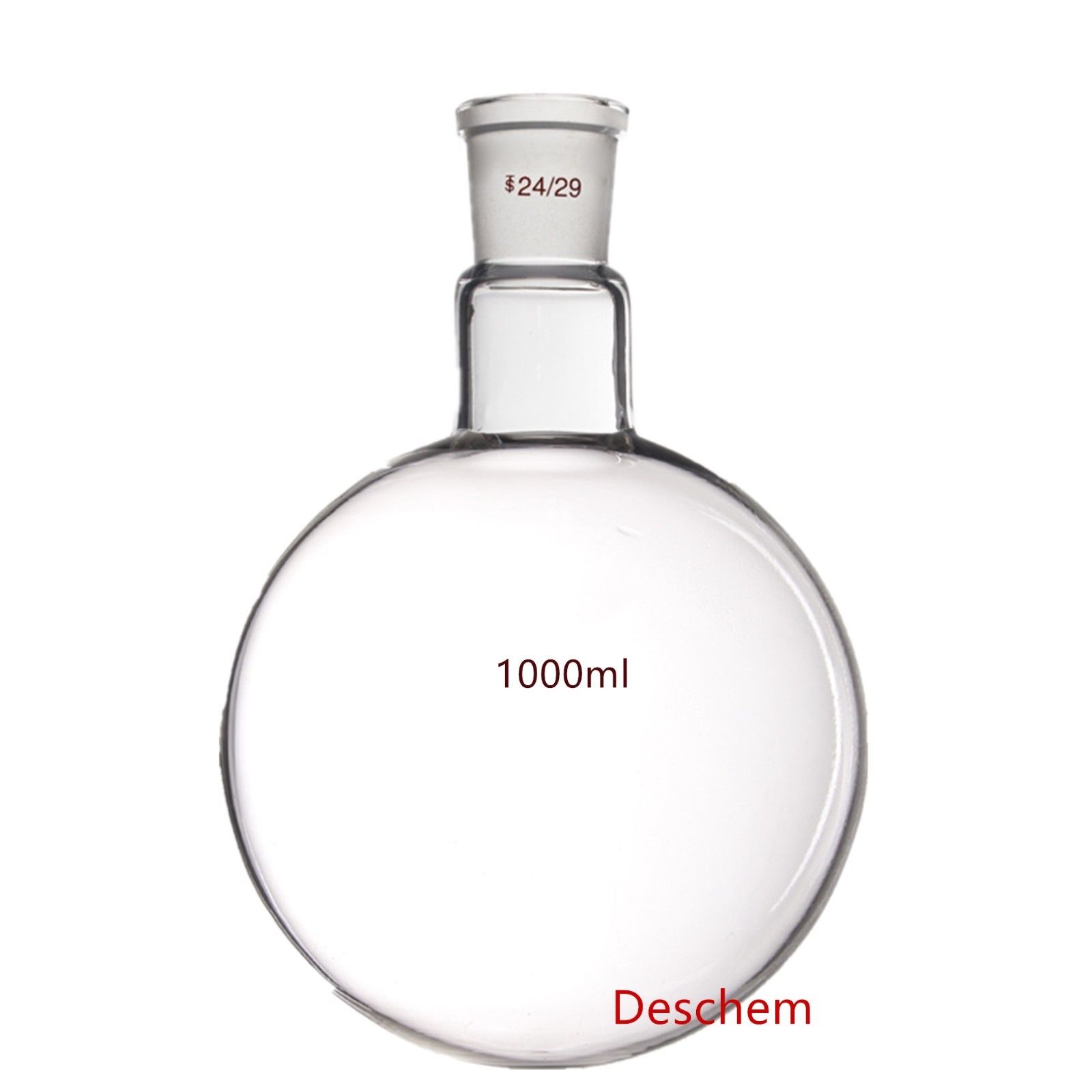 1000ml 24/29 Glass Distillation Apparatus,Laboratory Glassware Kit,1L Unit Set