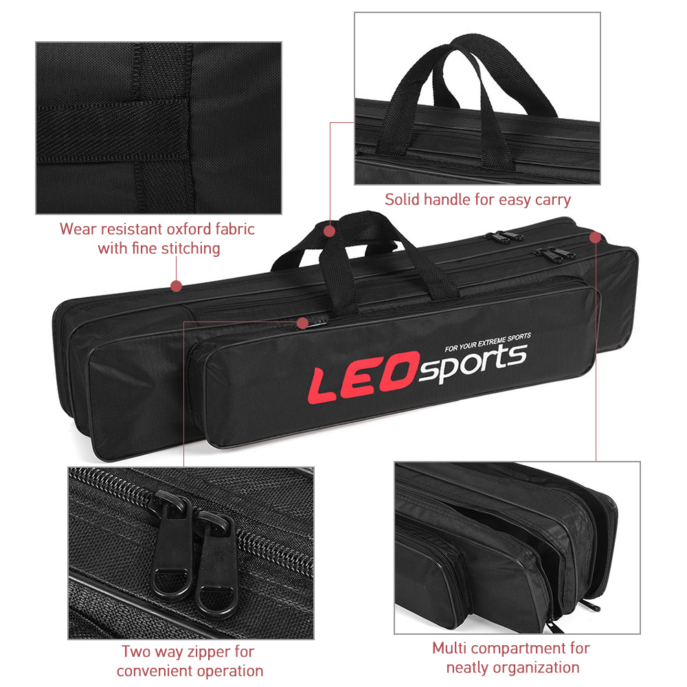 Leo Brand fishing bag store Fishing Rod wheel Canvas Muti function Pesca Fishing tackle Bag