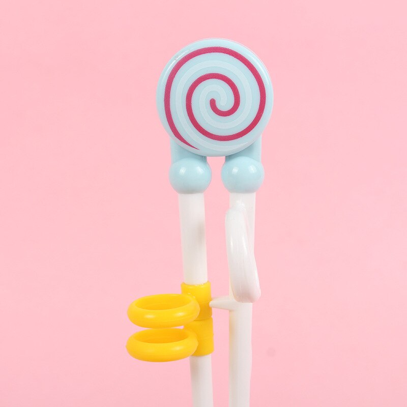 Cute Chopsticks for Kids Cartoon Learning ChopSticks Reusable Finger Positioning Training Chopsticks Children Tableware Set: C