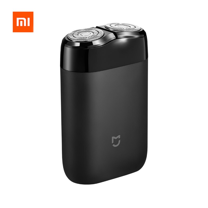 Xiaomi Mijia Electric Shaver 2 Rotating double-blade men's washed beard trimmer portable rechargeable razor: Black