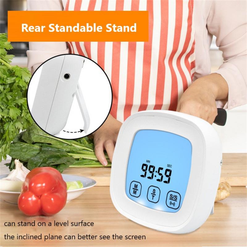 Termómetro de acero inoxidable para horno, medidor de temperatura con pantalla LCD, herramienta de cocina para alimentos y carne, higrómetro, 0 ℃ ~ 250 ℃