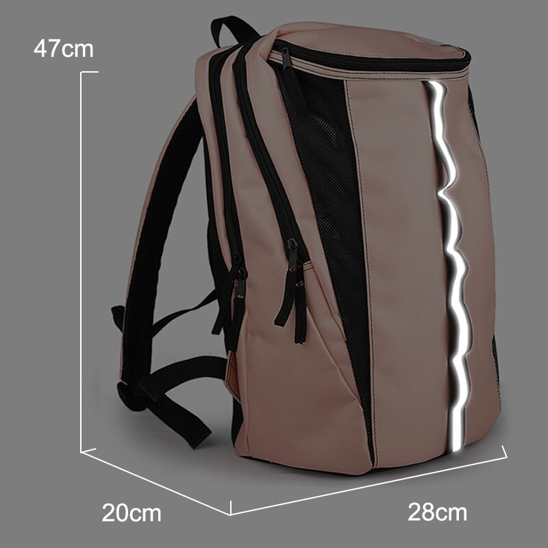 Women Gym Bag Pink Sport Bag For Women Fitness Waterproof Reflective Backpack Tennis Badminton Bag Softback Travel Bag Sac Sport