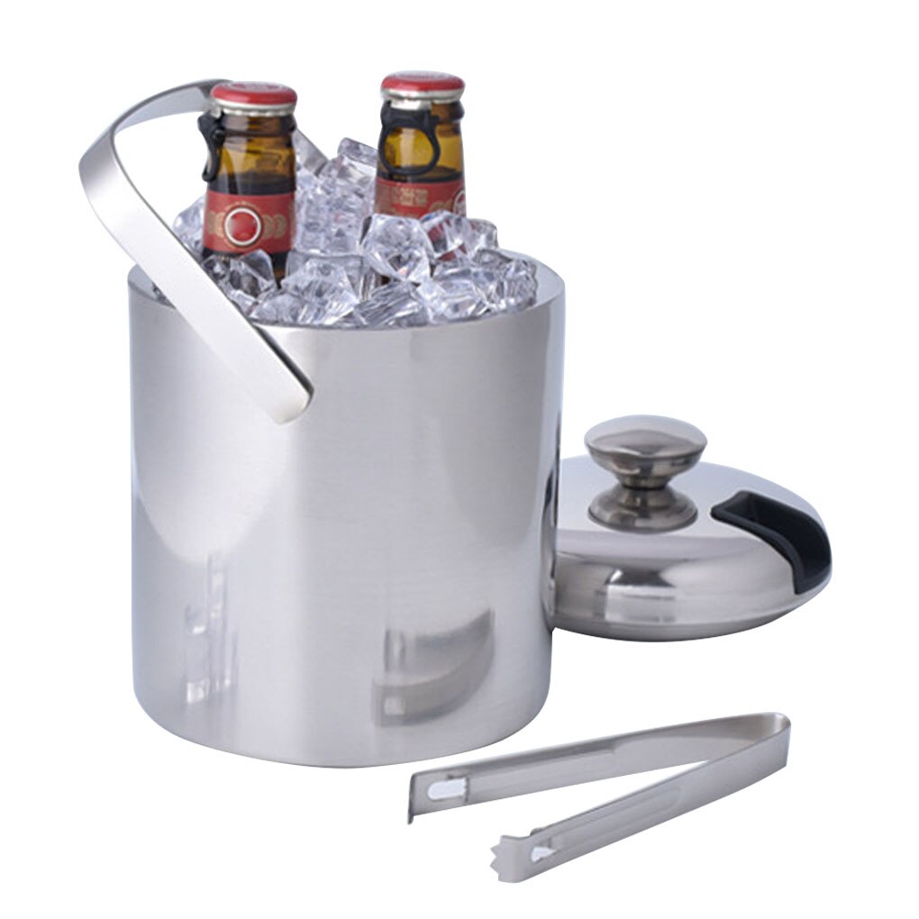 Seau à glace isotherme en acier inoxydable, Double isolation, basse température, pour Bar de fête, pour boissons au Champagne