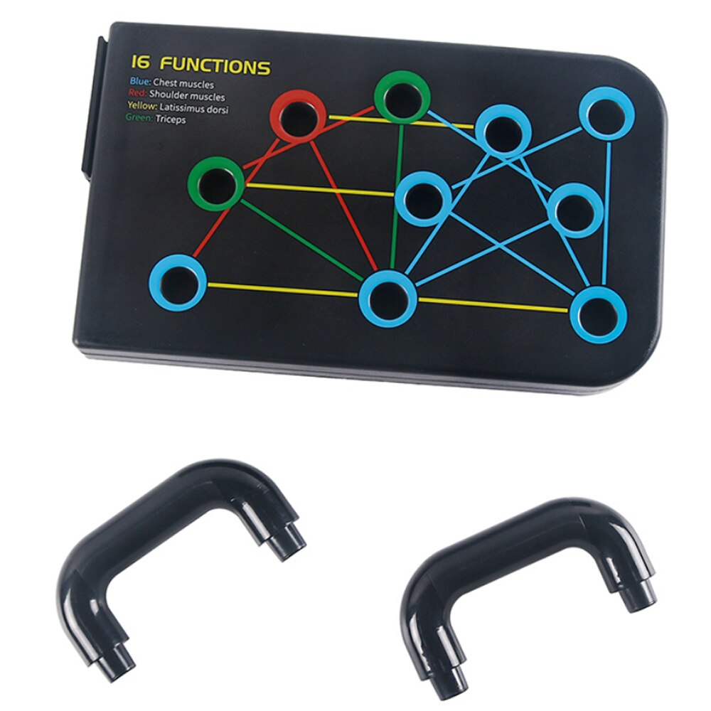 Push-Up Stand Home Gym Fitness Push-Up Stands Bodybuilding Oefening Draagbare Vouwen Push-Up Board Buik spier Training