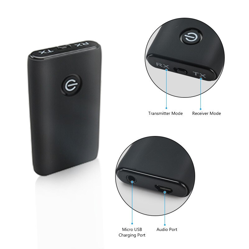 The B10S Bluetooth 5.0 Bluetooth transmitter receiver two in one 3.5MM computer TV speaker is suitable