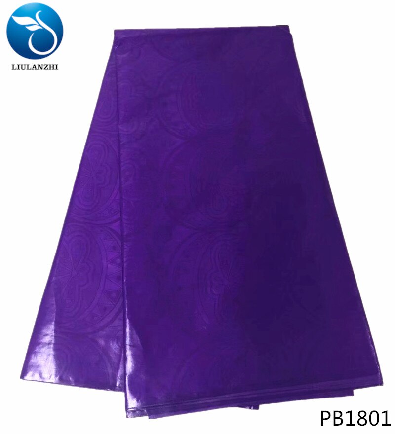 LIULANZHI africain bazin riche tissu africain bazin tissu violet bazin riche getzner pour hommes tissu 5 yards/lot PB18: PB1801