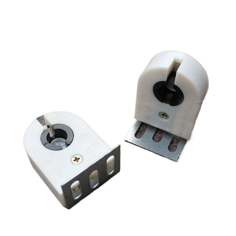 Tubo LED T8 G13, soporte para lámpara fluorescente, Base fija, soporte 10 Uds