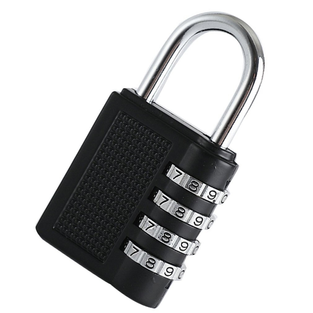 Combination Lock Home Security Padlock Weather Proof Padlock With 4-Digit Smooth Dial For School, Gym, Outdoor Shed Locker