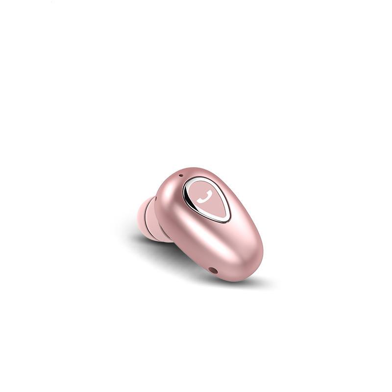 Mini Unsichtbare Drahtlose Kopfhörer Bluetooth 5,0 Kopfhörer Freisprecheinrichtung in-Ohr HIFI Stereo Anruf Headset TWS Ohrhörer Mit Mikrofon Ohrstöpsel: Blau