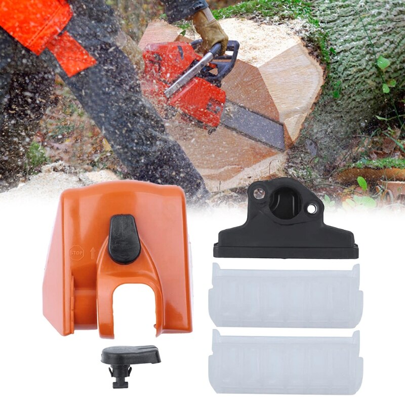 OOTDTY Luftfilter & Dæksel Kit med Drejelås til Stihl MS210-MS250 Motorsav Udskiftning