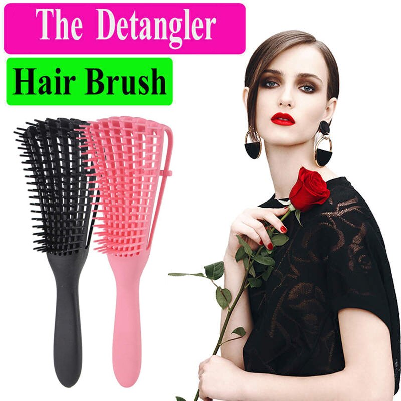 O Detangler Escova de Cabelo Pente AntiEstático P... Grandado