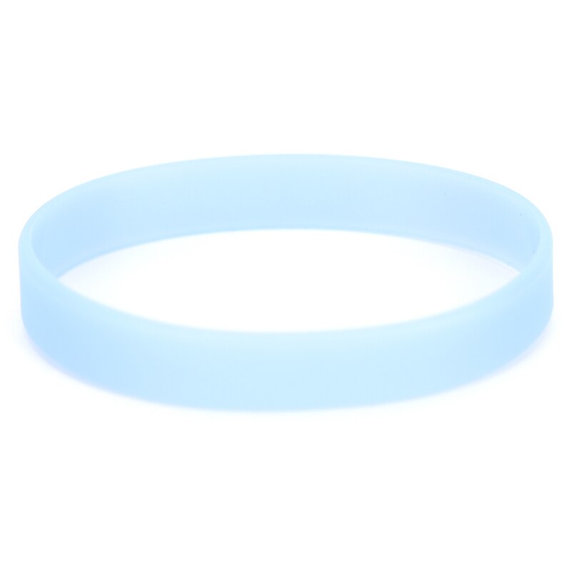 Silikone lysende gummibånd mænd kvinder armbånd basketball sport armbånd silikone armbånd 8 farver: Bl
