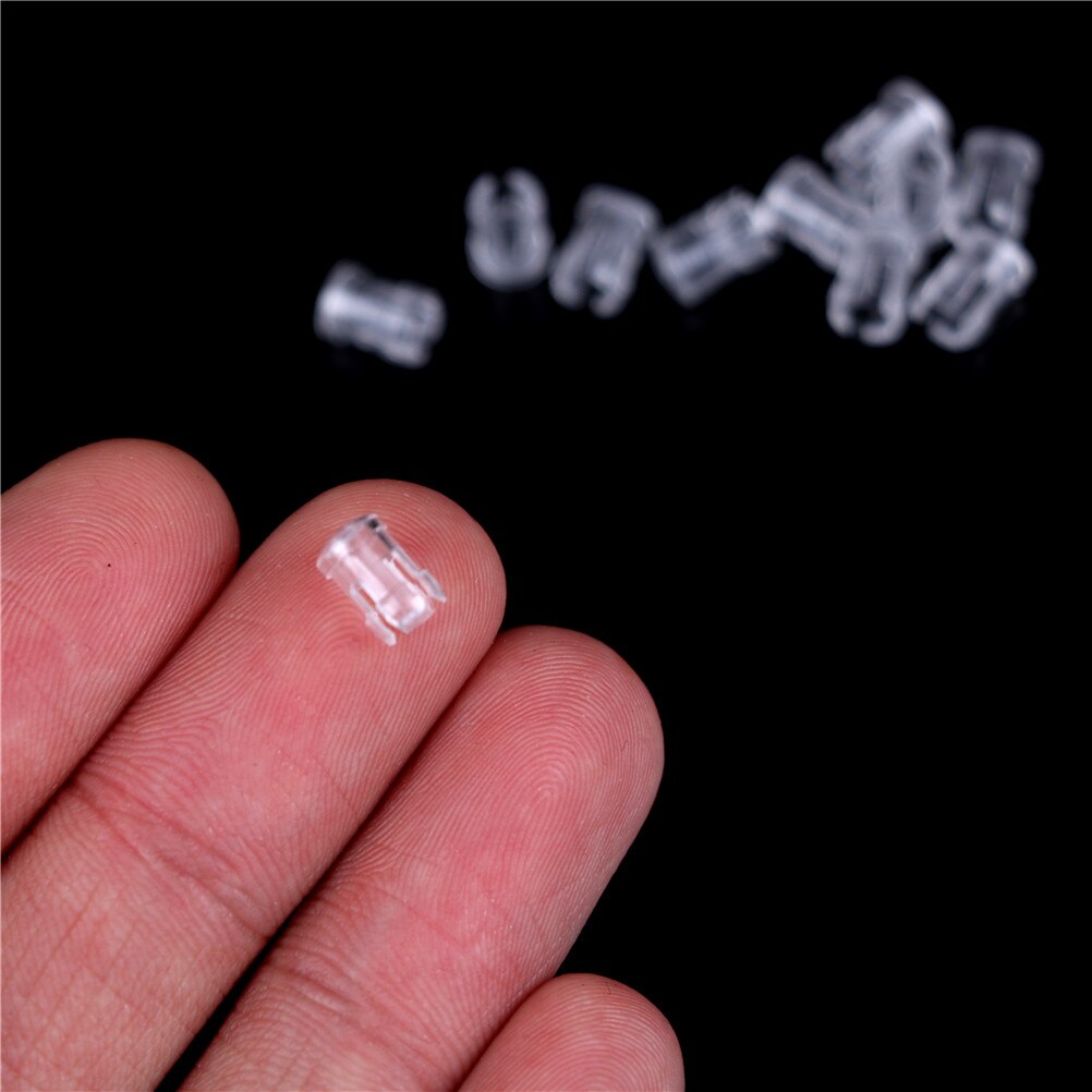 10/20 stk klare 3mm led lysemitterende diode lampeskærmbeskyttere