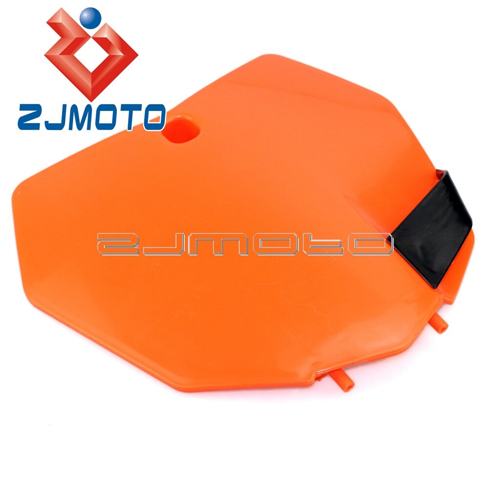 Dirt Bike Orange Plastic Front Name Number Plate For 350 SX-F 250 SX-F 250 SX Number Plate Motocross Enduro
