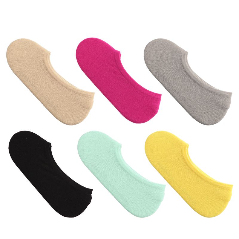 Calcetines invisibles de verano para niños, medias náuticas cortas superelásticas, Color caramelo