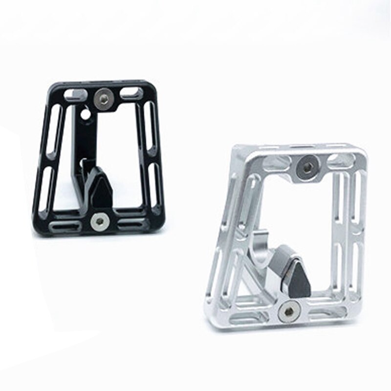 Für Brompton CNC Vorderen Träger Faltrad Tasche Halterung Träger Halfter CNC Aluminium Teil Fahrrad Zubehör Schwarz