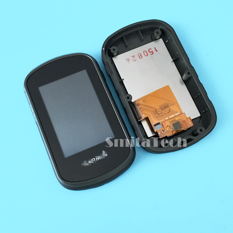 2.6 inch front cover with button for GARMIN etrex touch 35 Handheld GPS LCD Screen display with Touch screen digitizer panel: black
