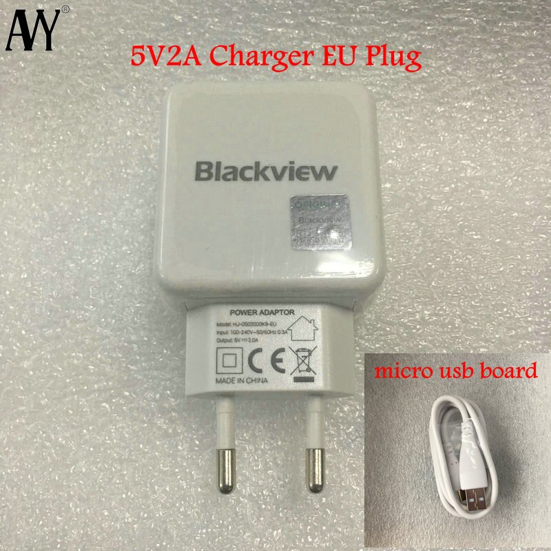 AVY für Original Blackview A80 Plus A80s A80 C20 A60 Plus Eu-stecker Reise Ladegerät Stecker Mikro USB Kabel