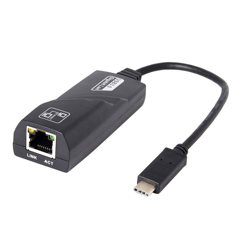 1000Mbps Ethernet Lan Netwerk Adapter Kabel Voor Pc K Laptop Type-C USB-C Om RJ45 Gigabit