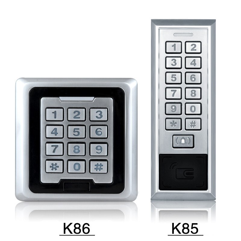K81 ~ k88 ip 65 waterdichte metalen toegangscontrolesysteem rfid 125 khz kaart met 8000 gebruikerskaart voor beveiligingssysteem met deurslot