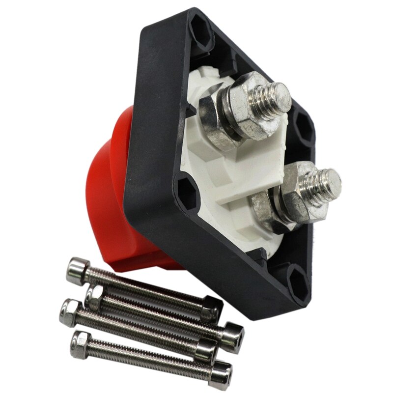 Battery Disconnect Cut On/Off Rotary Switch 12V Boat Rv Atv Marine Boat Switch