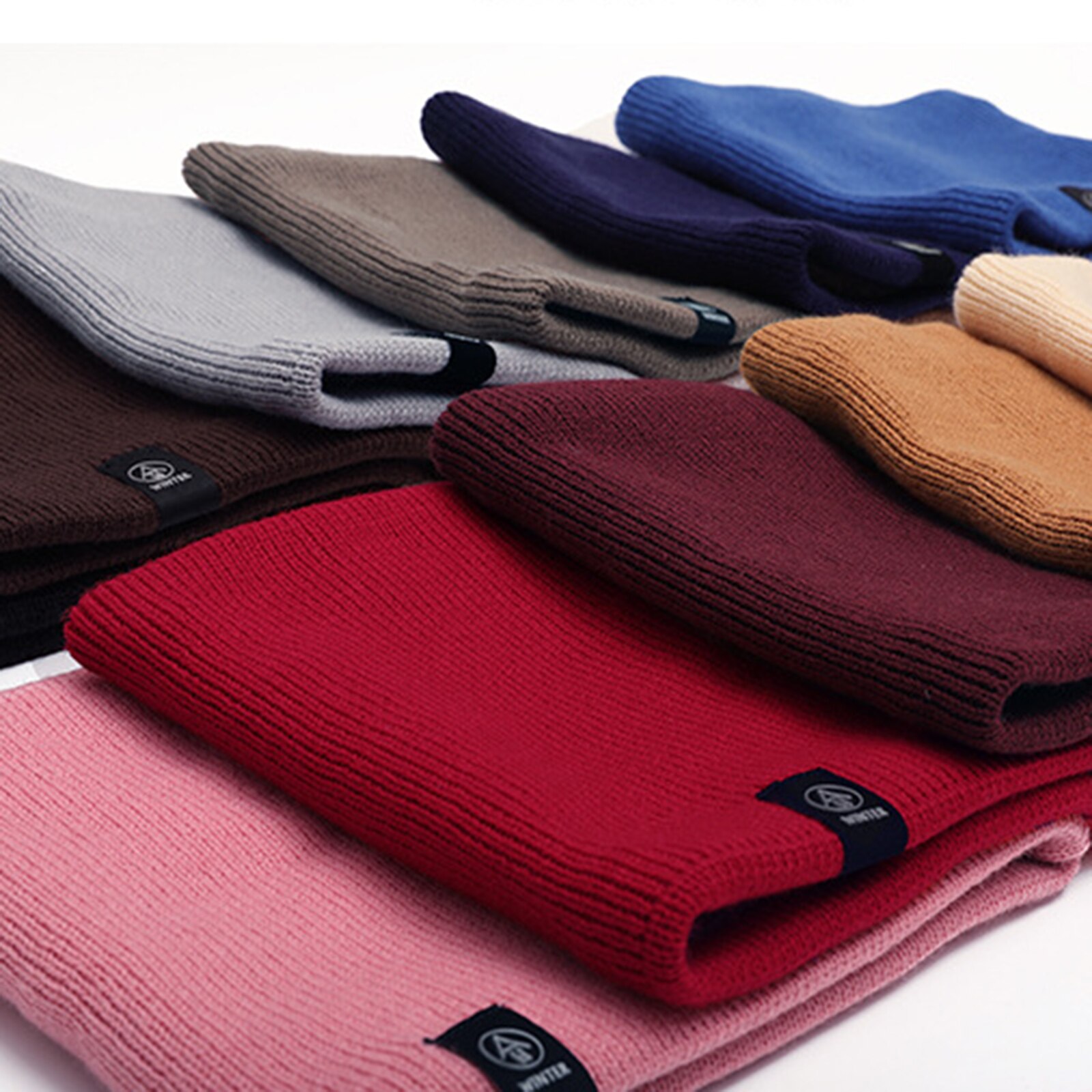 Winter effen ringen sjaals dikke warme nek sjaal kraag snood sjaal ski klimmen winter breien kraag sjaal voor vrouwen man