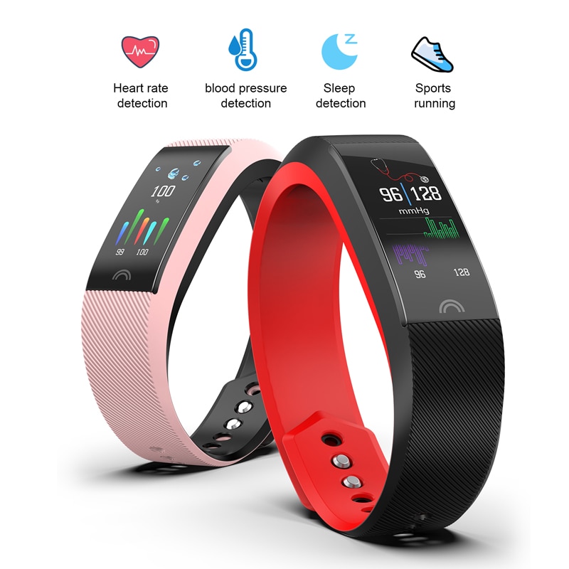 Ip68 waterdichte sporthorloges, stappenteller, bloeddrukmeter, zuurstofmeter, smartwatch, doos