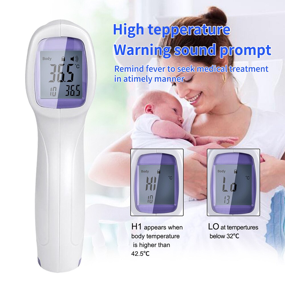 Belovedone Contactloze Thermometer Digitale Voorhoofd Infrarood Thermometer CK-1503