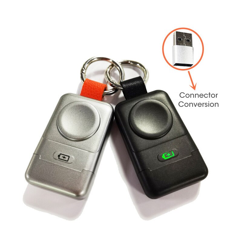 Wireless Charger Watch For Apple Watch 7 Keychain USB C 1400Mah Portable Power Bank Battery Charger For Apple Watch 6 5 4 Iwatch