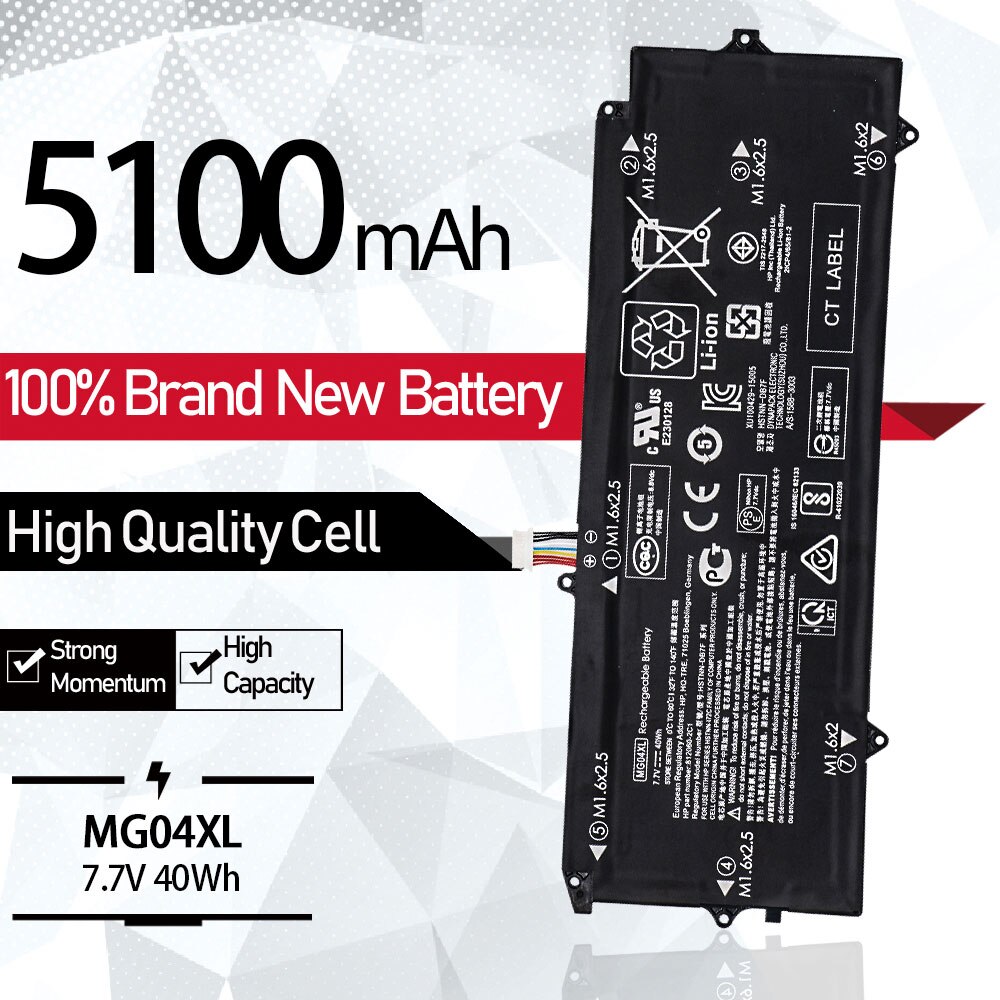 MG04XL Laptop Batterie Für HP Elite X2 1012 G1 MG04 812060-2B1 812060-2C1 812205-001 HSTNN-DB7F HQ-TRE 71001 MC04XL 7,7 V 40Wh Neue