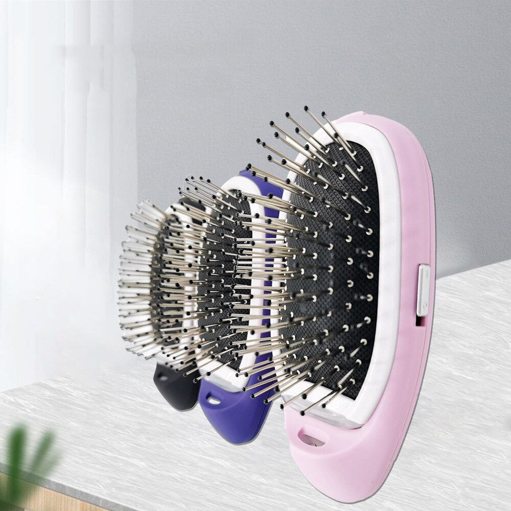 Brosse magique ionique électrique pour Massage du cuir chevelu, peigne antistatique, lisse, Portable, Ion négatif, pour coiffer les cheveux