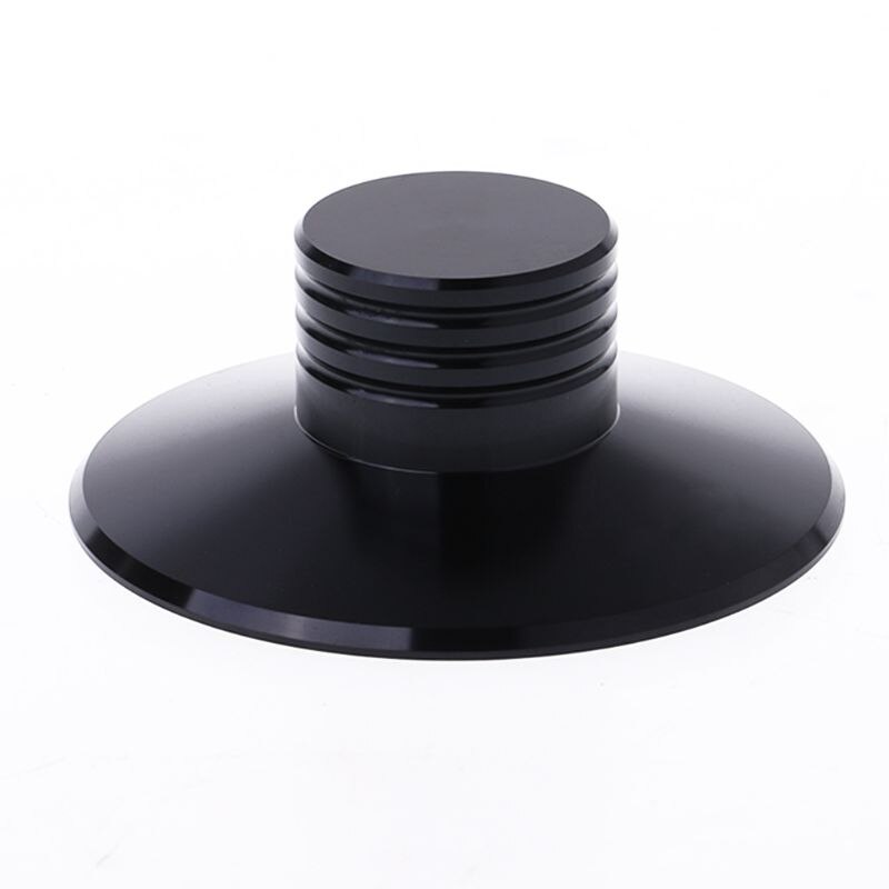 Lp vinyl platenspeler gebalanceerde metalen schijf stabilisator gewicht klem draaitafel hifi: Zwart