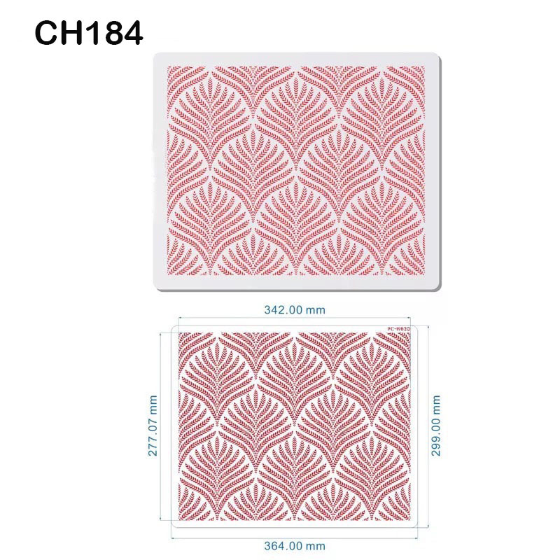 Cake Stencil Dotted Line Shape Pattern Cake Decorating Plastic Lace Cake Boder Stencils Template DIY Drawing Mold Tool Bakeware: CH184-B
