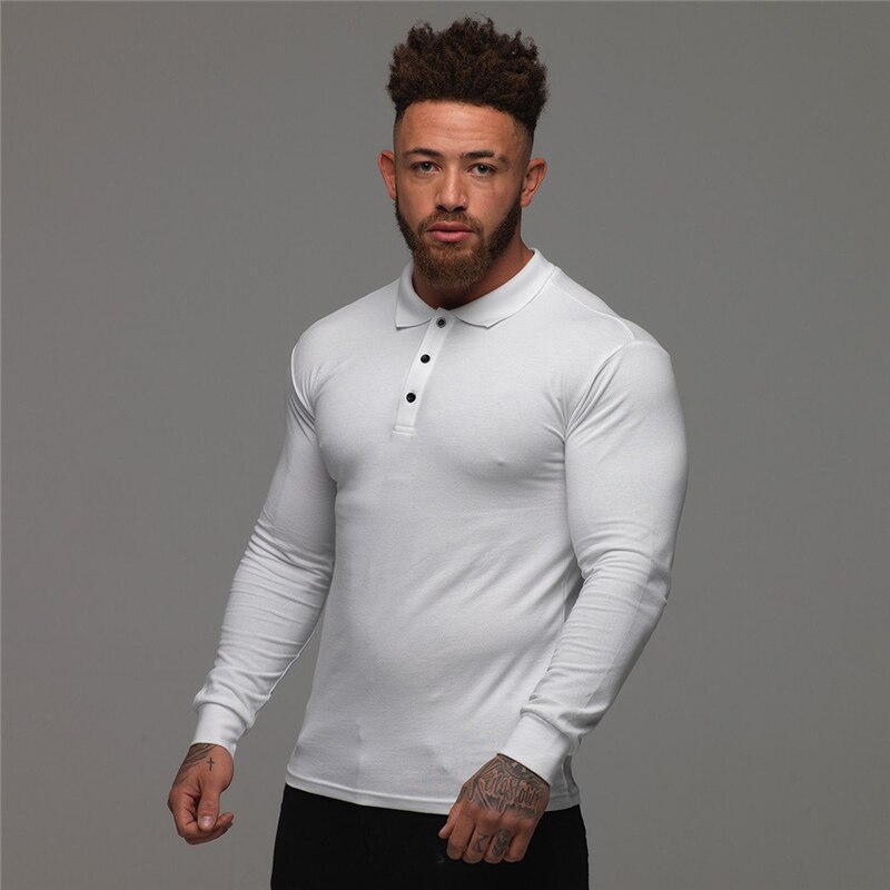T-shirt à manches longues pour homme, vêtement de Sport, Fitness, musculation, séchage rapide