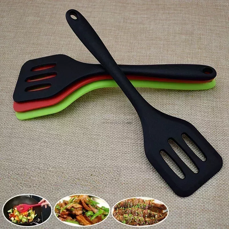 Keuken Siliconen Turners Gadgets Spatel Ei Vis Koekenpan Scoop Gebakken Schop Ingelaste Turners Keuken Gereedschap Kookgerei
