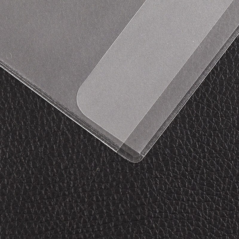 12PCS PVC A5A6 Transparent Separated Storage Folder Bag With Cover Planner Pockets Cards Holder Organizer Filing Binder Document