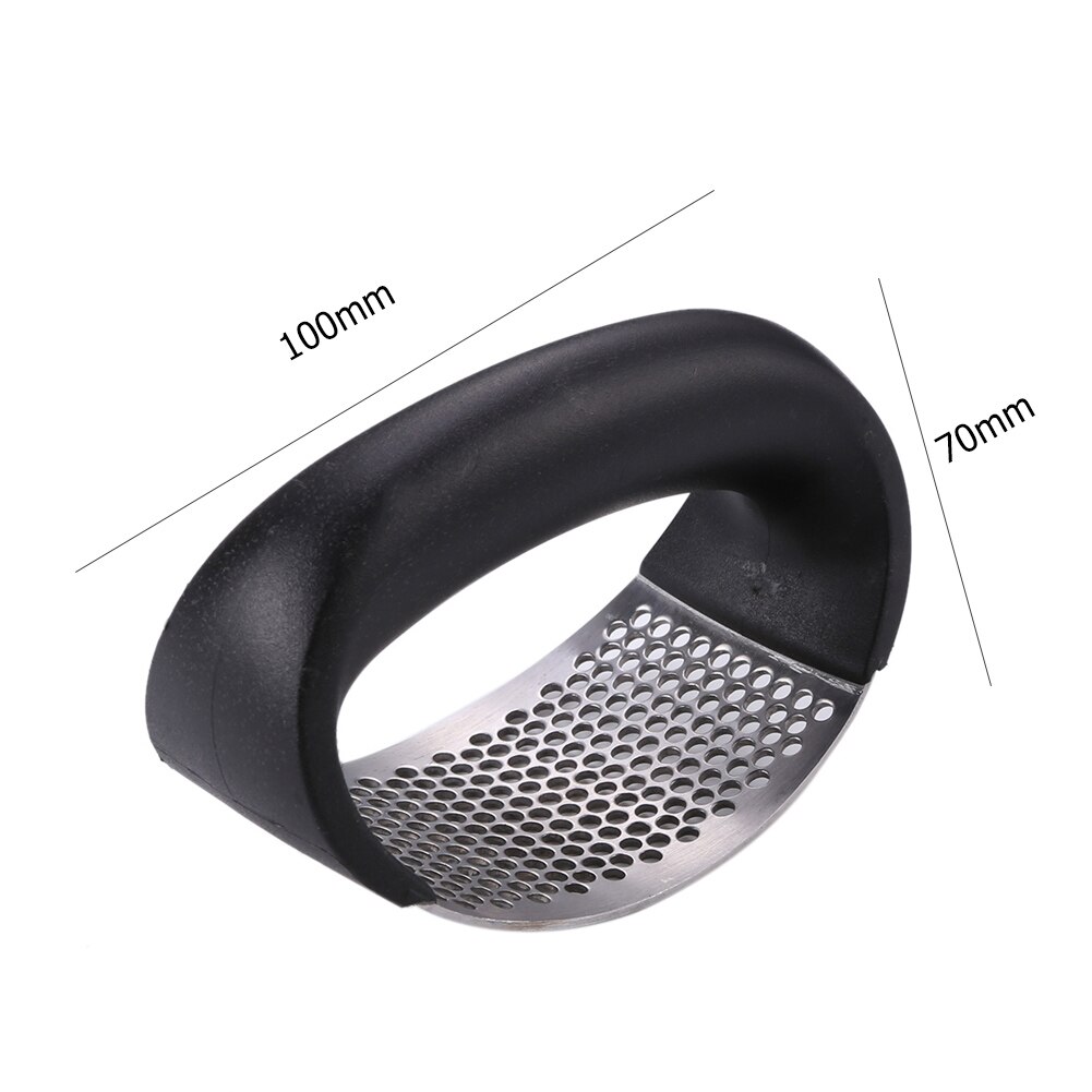 Multi-function Manual Garlic Presser Curved Garlic Grinding Slicer Chopper Stainless Steel Garlic Presses Cooking Gadgets Tool