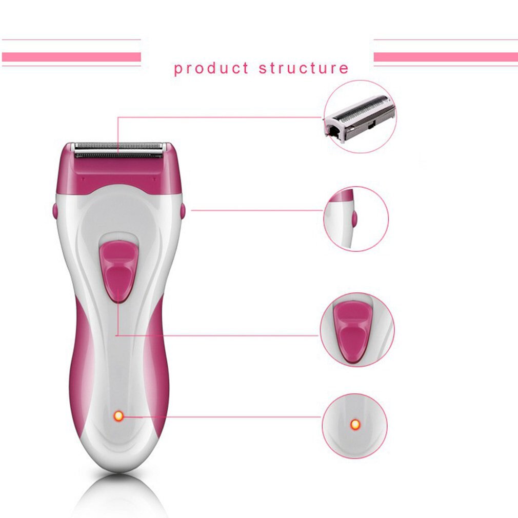 Maquinilla de afeitar para zonas íntimas para mujer, recortadora de pelo, afeitadora para depilación femenina