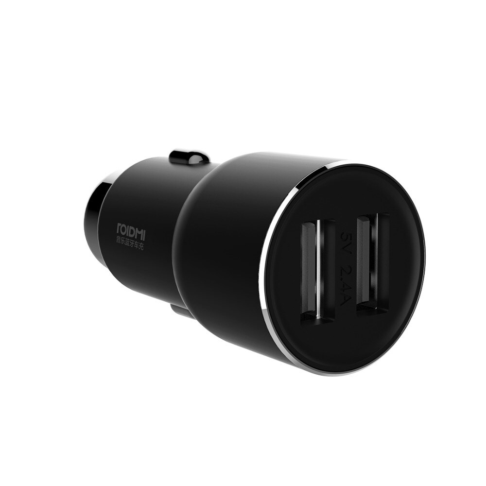 Xiaomi Roidmi 3S MOJIETU Bluetooth Car Charger 5V/3.4A Music Player Smart APP FM + Roidmi Magnetic Car Holder for Smart Phone