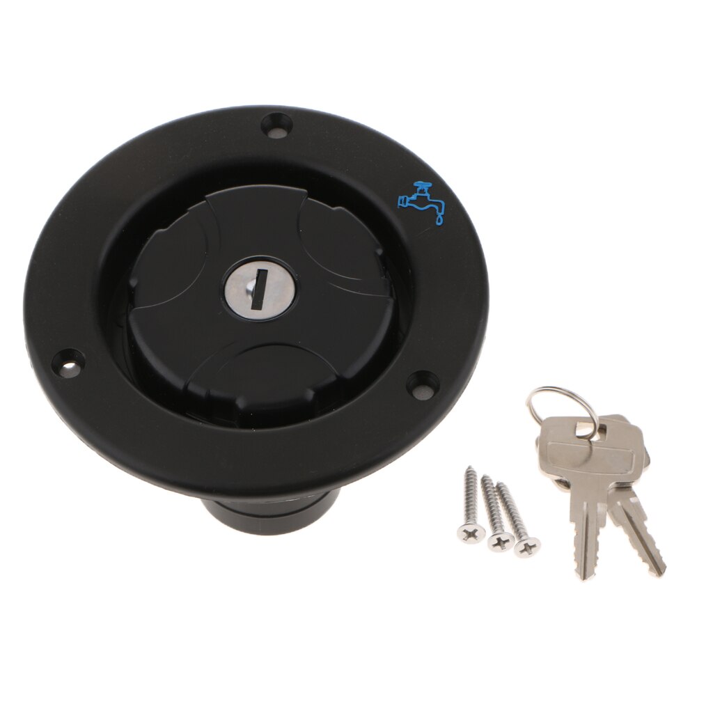 Locking Fuel Tank Cover Gas Lid Filler Cap Door Universal fit Easy To Installtion
