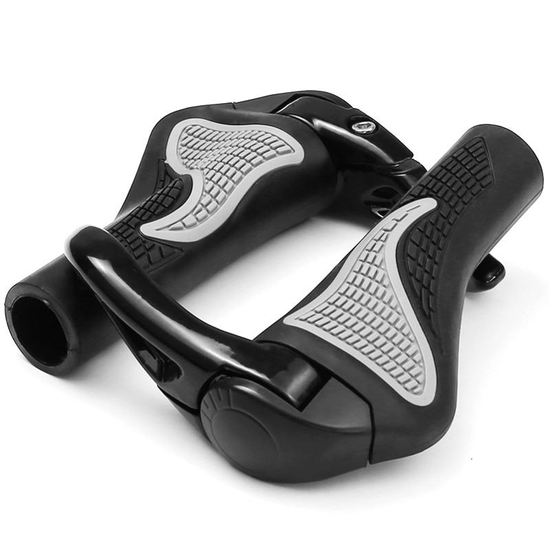 Poignées De Guidon Vélo Enfant Antidérapantes - Caoutchouc Souple 19 Mm, Noir/Rose, Confort Et Sécurité