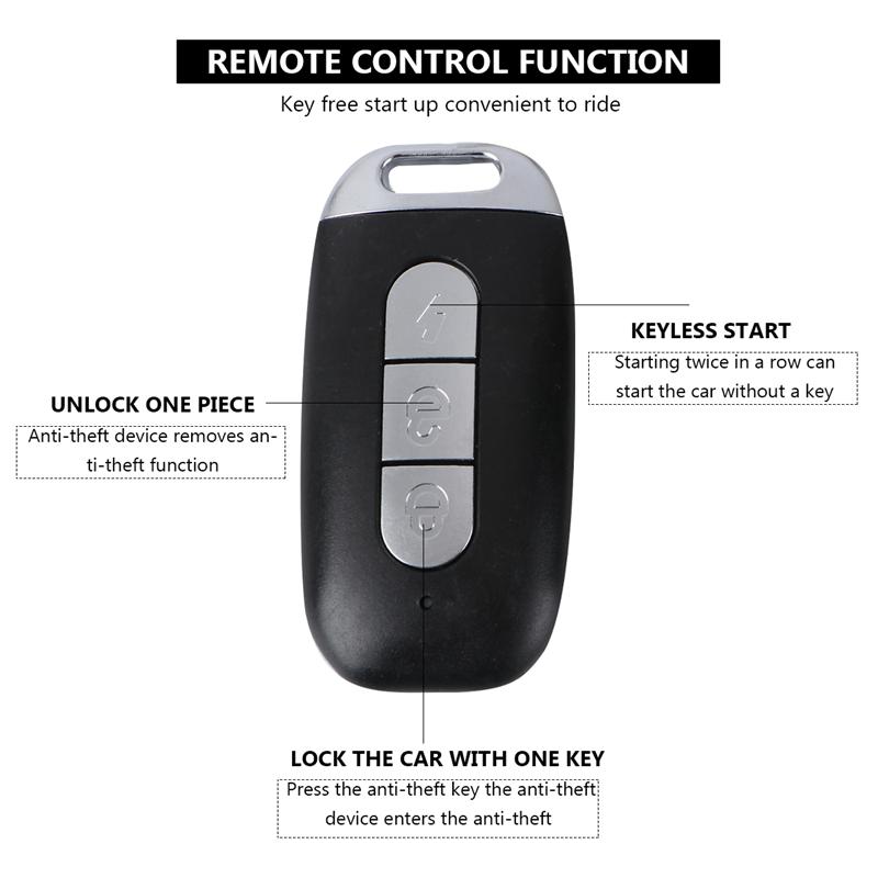 Electric Car Alarm Wireless Remote Control Alarm Suitable For 48V~60V Electric Control Lock Vibration Alarm